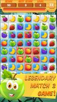 Fruits Match 3 classique Affiche