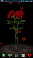 3D Rose Bouquet Live Wallpaper poster