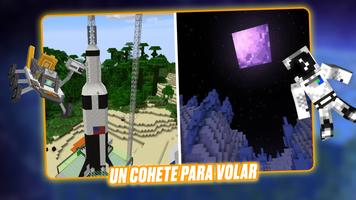 Nave espacial－Cohete Minecraft captura de pantalla 1