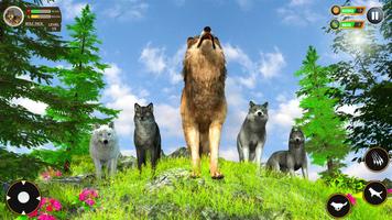 Lobo supervivencia simulador captura de pantalla 3