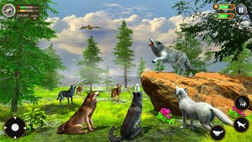 Simulateur survie loup RPG 3D Affiche
