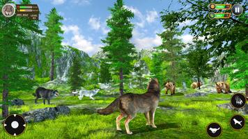 Simulateur survie loup RPG 3D capture d'écran 2