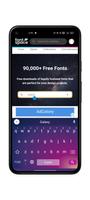 Font Space - font's downloader capture d'écran 1