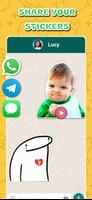 AI Stiker Maker para WhatsApp captura de pantalla 2