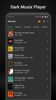 MusicX Free Black Music Player 🎶🎉 Affiche
