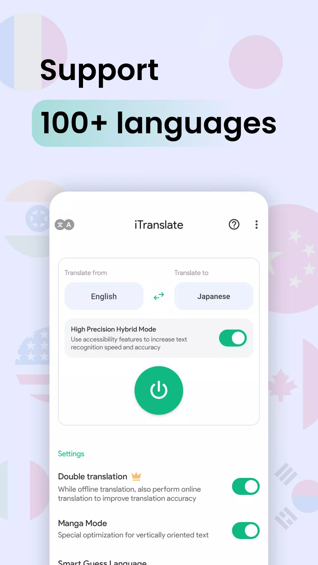 App de tradução instantânea: Google Translator