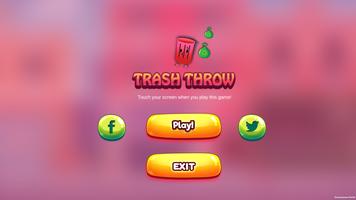 Touch game - Trash Throw Affiche