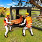 Gewonde dierenjungle redding: -icoon