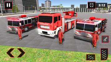 消防車都市救助：消防車トラックゲーム スクリーンショット 2