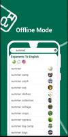 English to Esperanto Dictionary - Learn English capture d'écran 2