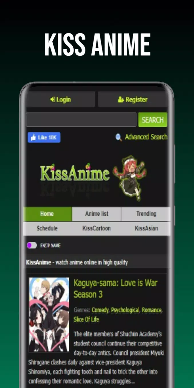 Tải xuống APK Kiss Anime cho Android