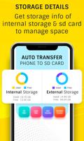 Auto Transfer:Phone To Sd Card স্ক্রিনশট 1
