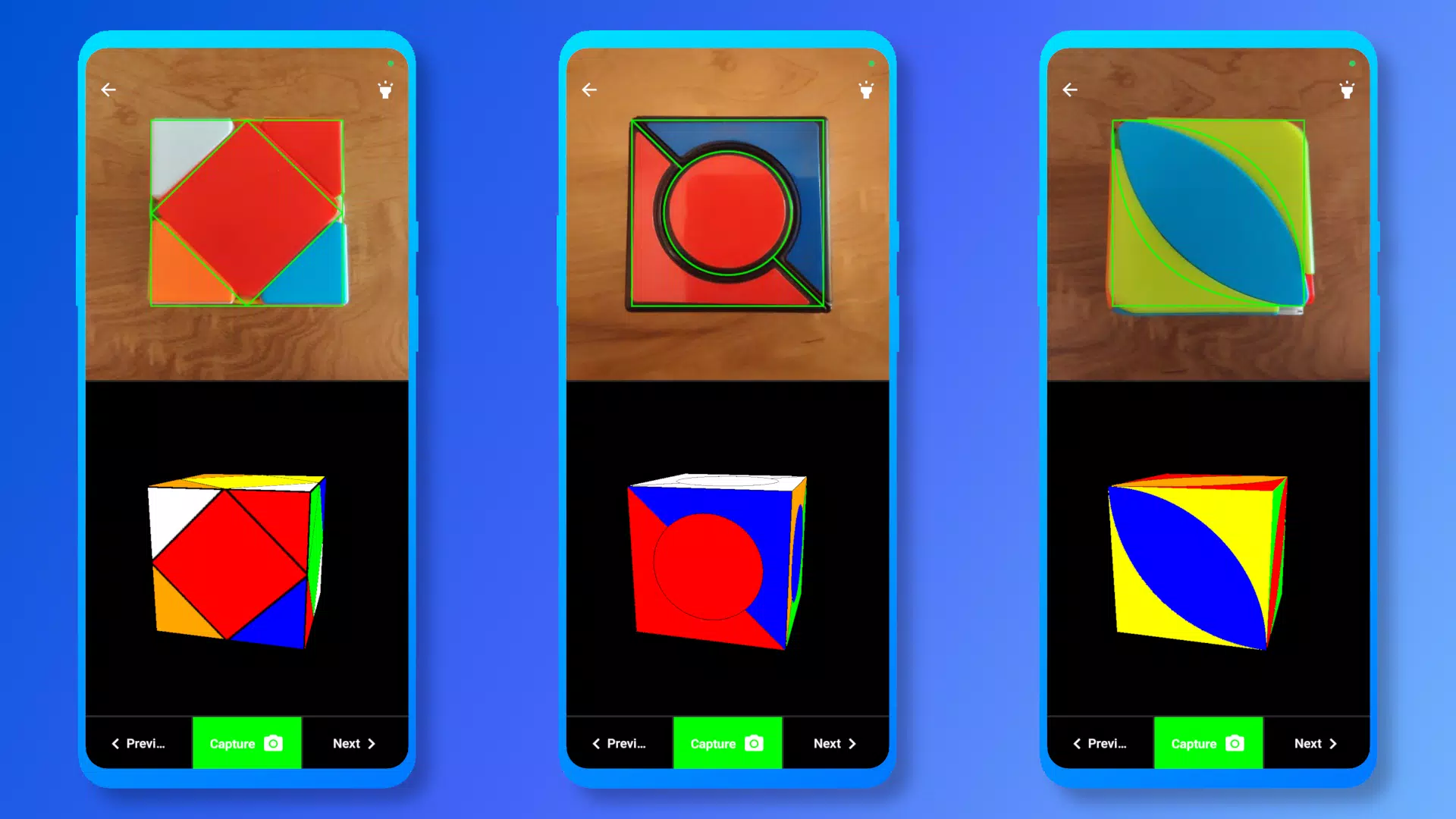 Cube Solver: Camera & 3D