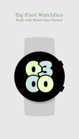 Big & Bold - Pixel Watch Face Plakat
