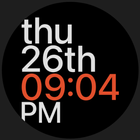 Muviz - Bold Text Watch Face иконка