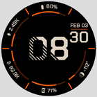 Honeycomb Digital Watch Face иконка