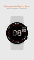 Honeycomb Digital Watch Face постер
