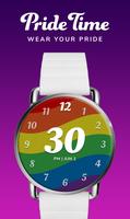 Pride Time™ Wear OS Watch Face الملصق