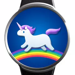 Unicorn Wear - an animated watch face for Wear OS APK Herunterladen