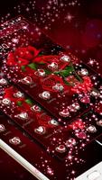 Sparkle Red Rose Theme syot layar 1