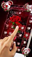Sparkle Red Rose Theme imagem de tela 2