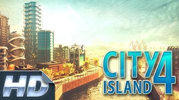 Poster City Island 4: Città Sim