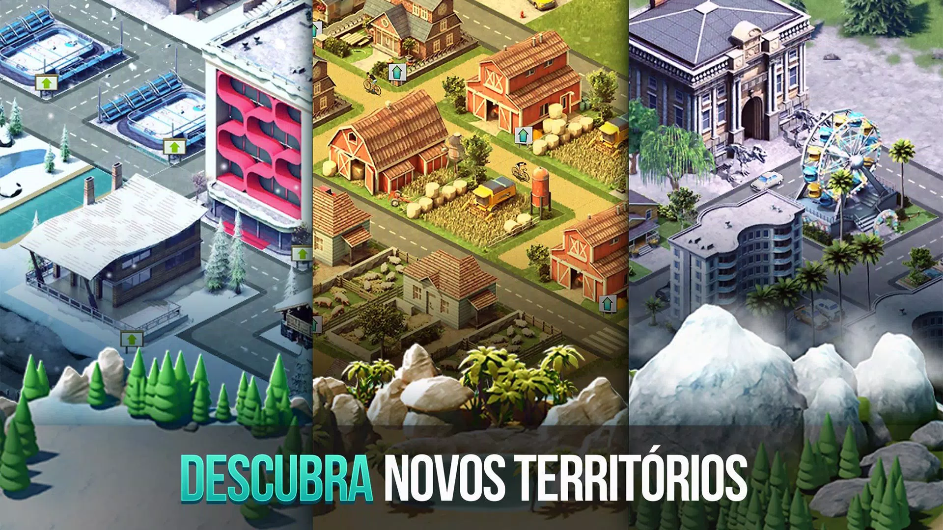 Jogo de Construir Cidade Para Celular A Vila: simulador de ilha 2 Village  Building Games Android ios 