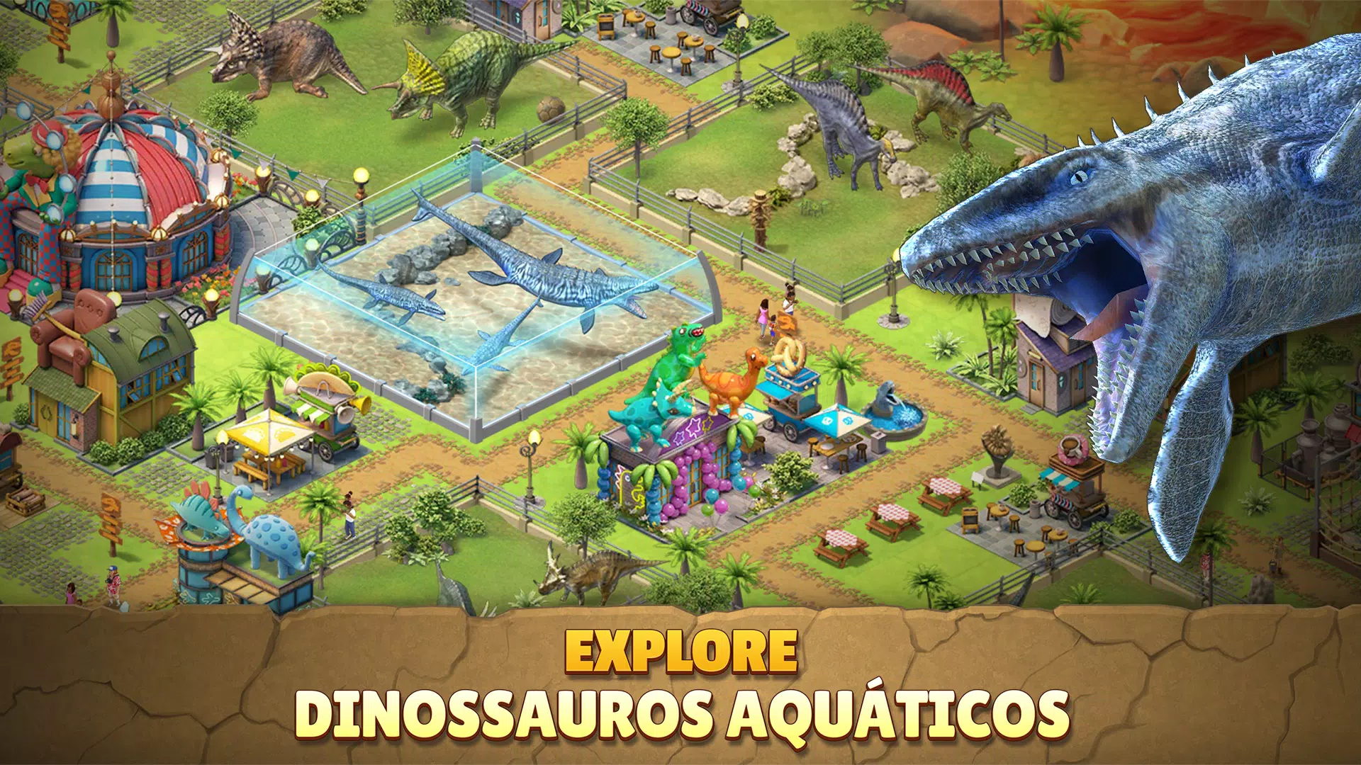 Dino Tamers - Novo Jogo de DINOSSAUROS para CELULAR! 