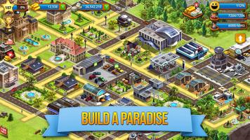 Tropic Paradise Sim: Town Buil اسکرین شاٹ 1