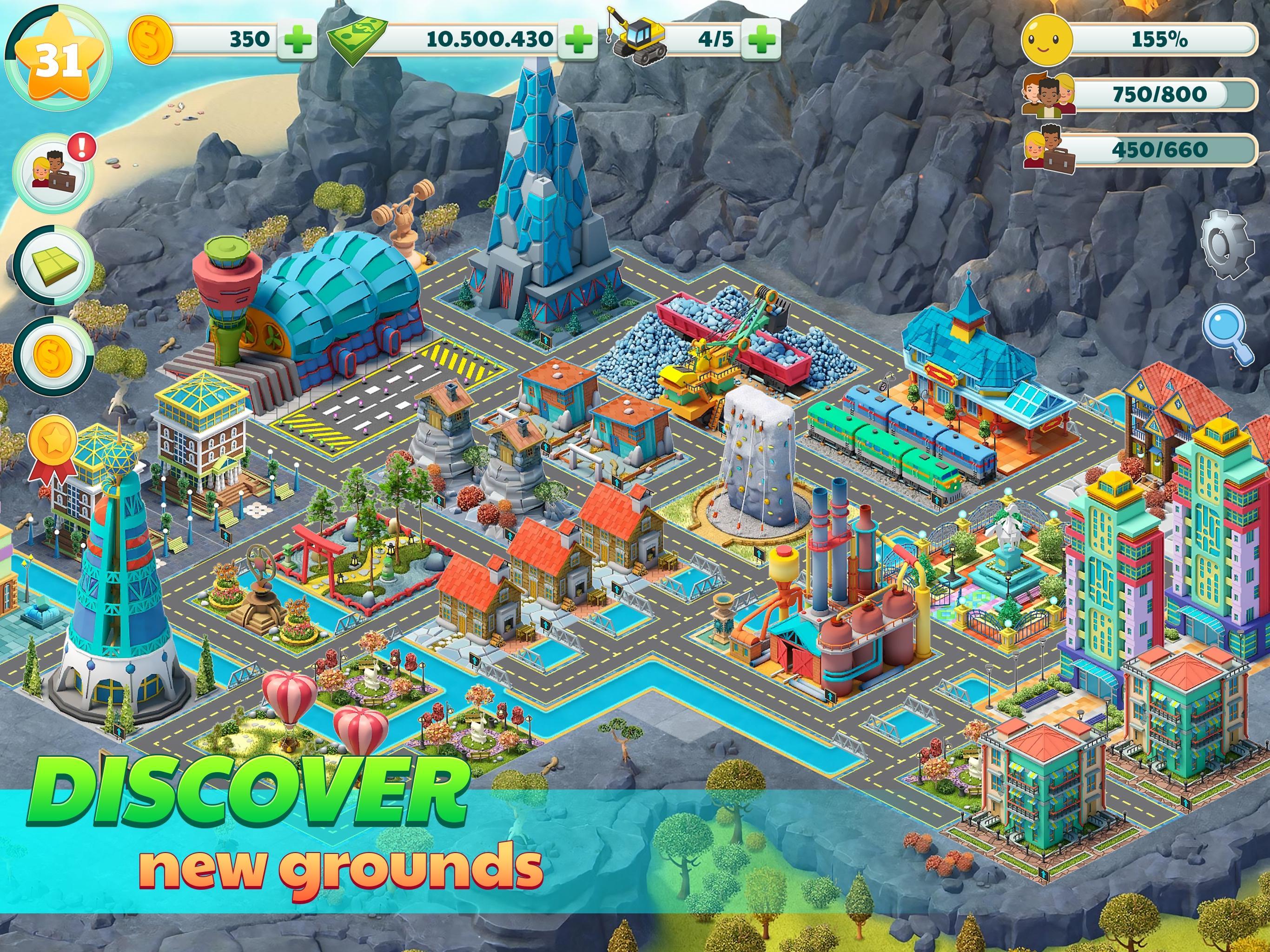 Town City - Village Building Sim Paradise Game for Android ...