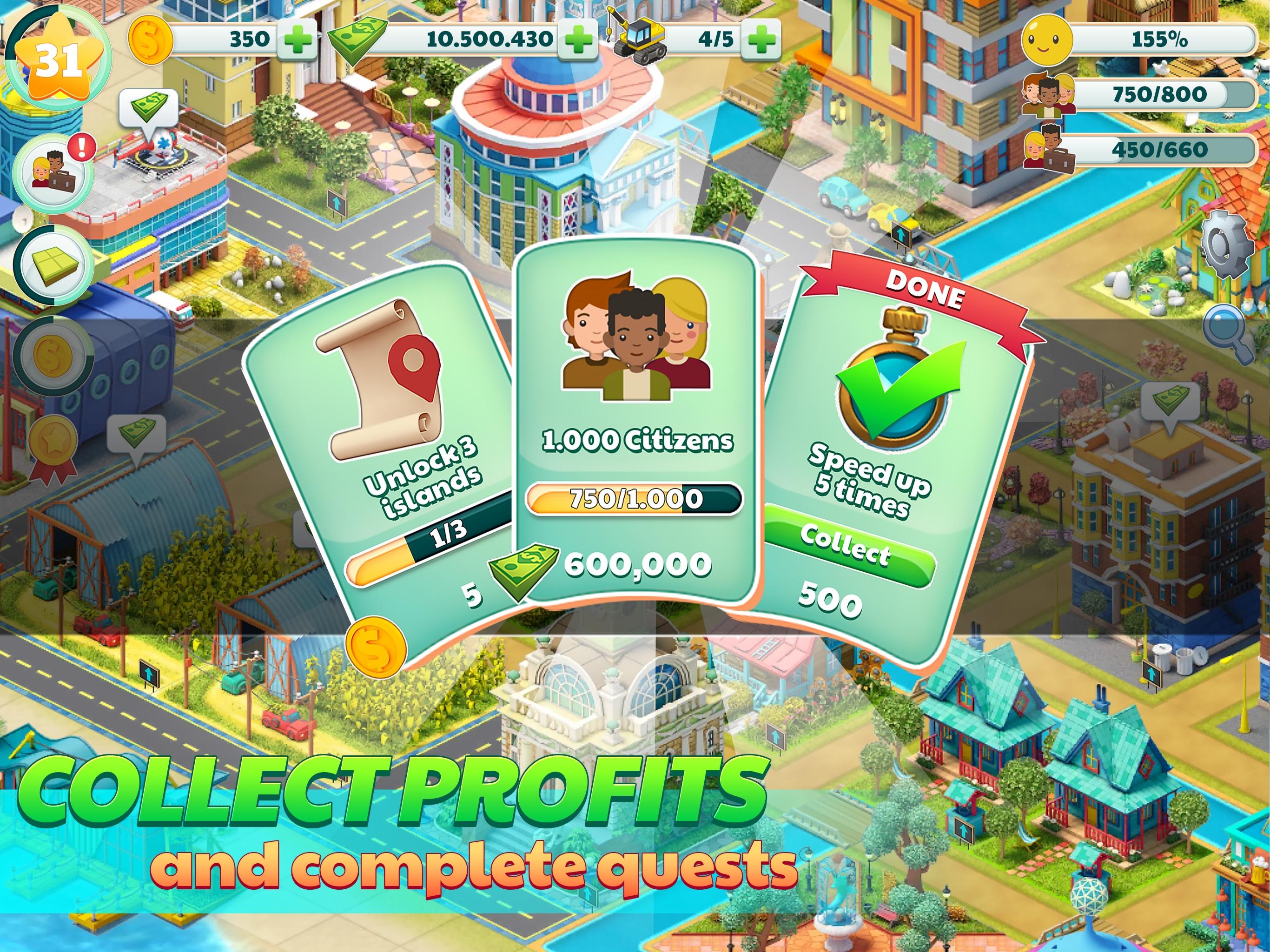 Town City - Village Building Sim Paradise Game for Android - APK ... - 