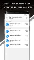 Infinix Call Recorder capture d'écran 1