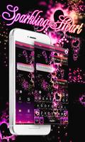 Sparkling Heart Keyboard Theme স্ক্রিনশট 1