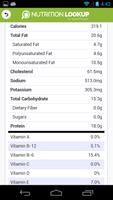 Nutrition Lookup - SparkPeople captura de pantalla 3