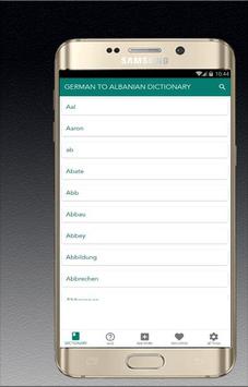 German to Albanian offline Dictionary poster