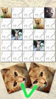 神経衰弱 ゲーム - かわいい猫 ポスター