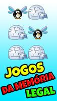 Jogo dos pinguins de crianças Cartaz