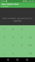 Mean Median Mode Calculator الملصق