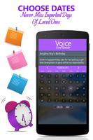 Voice Reminder: Todo, Tasks, Birthday, Event syot layar 2