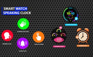 Poster Smart Watch Orologio vocale al