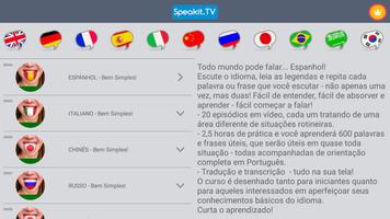 Espanhol | Speakit.tv Cartaz