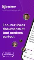 Lecteur de texte - à la parole Affiche