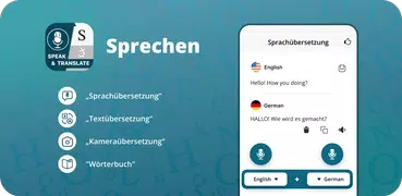 Sprechen und übersetzen Sie