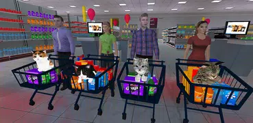 Cat Simulator 3D: Supermercato