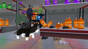 小貓 貓 模擬器 遊戲： 超級市場 - 商场 海报