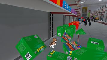 小貓 貓 模擬器 遊戲： 超級市場 - 商场 截图 3