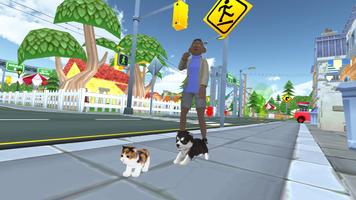Kitty Cat VS Dog Simulator-poster