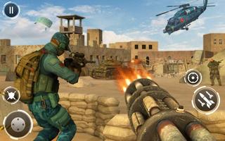 Modern WW Gunship Warfare Game ภาพหน้าจอ 1