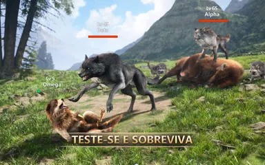 Baixar Wolf Game: Wild Animal Wars XAPK
