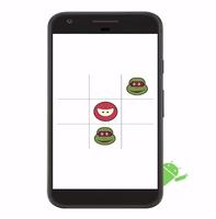 Turtle vs Ninja - tic tac toe syot layar 1